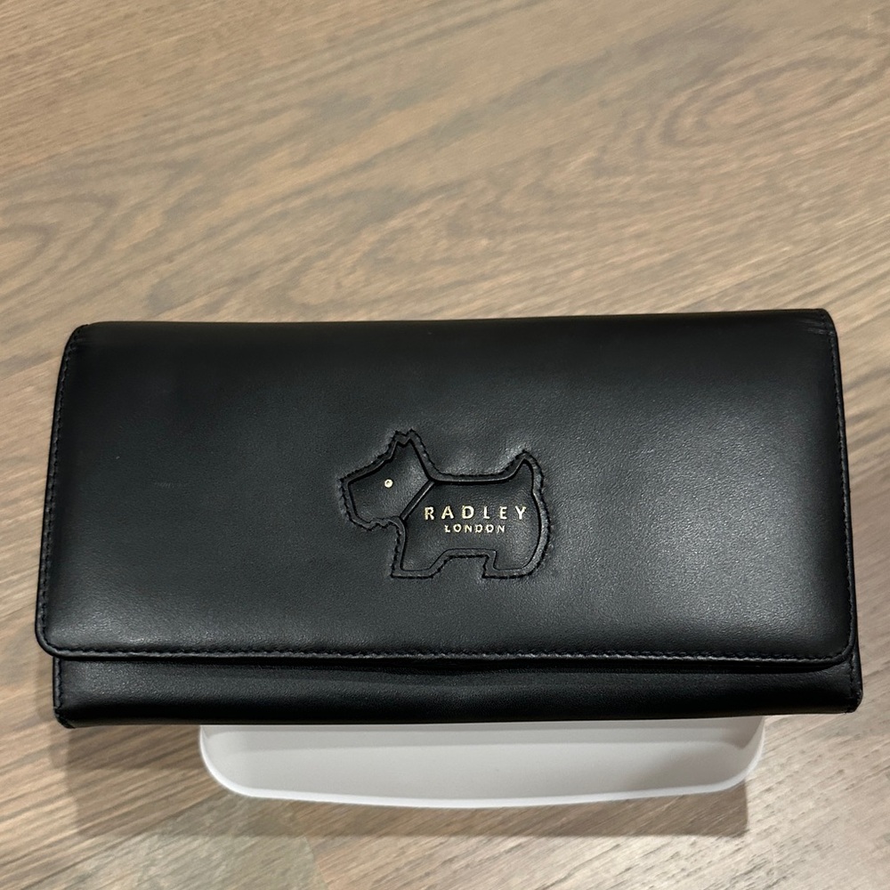 Radley London Black Leather Clutch